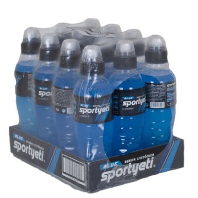 Bebida BLUE SPORTYETI isotonica 12 uds de 500 ml Precio 1 ud