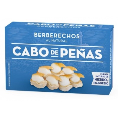 Lata BERBERECHOS natural 85 gr CABO DE PEÑAS