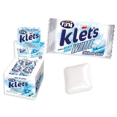Chicle klets WHITE 200 uds