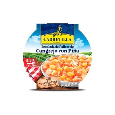 Ensalada de cangrejo y piña Carretilla