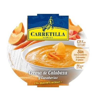 Crema de calabaza y zanahoria CARRETILLA