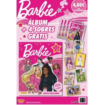 Album+4 Sobres BARBIE juntas Brillamos