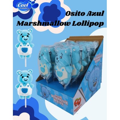 OSITOS AZUL Mashmallow caja de 12 und.x45gr.