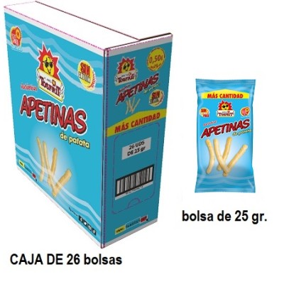 Apetinas SAL 25grs (precio 1 ud compra en c/de 26 uds)