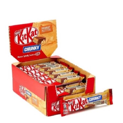 Chunky Kit Kat Peanut Butter 24 chocolatinas de 42 grs