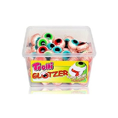 Ojos Rellenos Golosinas TROLLI 45 uds