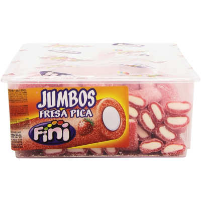 Regaliz JUMBOS FRESA pica FINI 30 uds