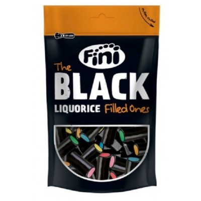 BLACK LIQUORICE FILLED doypack 10x180 grs