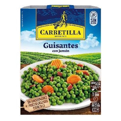 Guisantes con Jamon de Carretilla