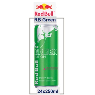 RED BULL GREEN VERDE 250ml.x24 unds.