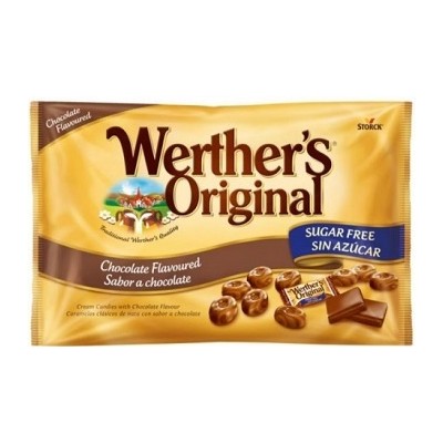 Caramelos WERTHER'S chocolate S/A 1kg. 312 uds aprox.