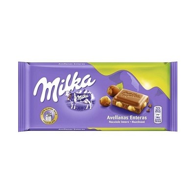 TABLETA Milka AVELLANA 17 uds de 100 grs (preco 1 ud)