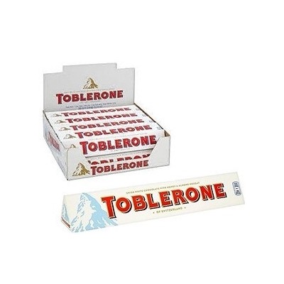 Toblerone BLANCO 20 uds de 100 grs