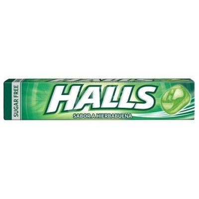 CARAMELOS HALLS S/Azucar HIERBABUENA 20 uds.