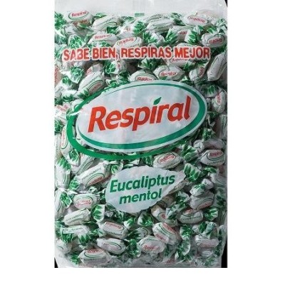 CARAMELOS RESPIRAL EUCALIPTUS MENTOL 1 kg