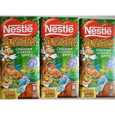 Tableta Nestle JUNGLY 125 gr