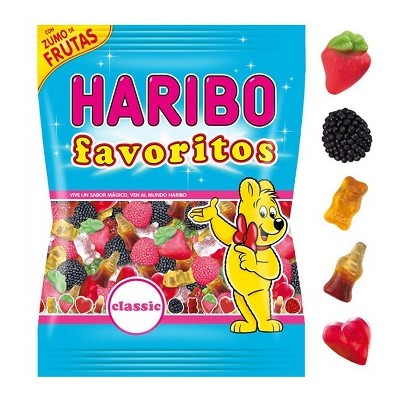 FAVORITOS CLASSIC bolsa de 90 grs caja 18 und HARIBO