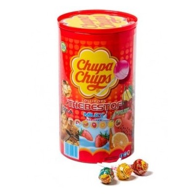 Caramelos TUBO CHUPA CHUPS 100 uds