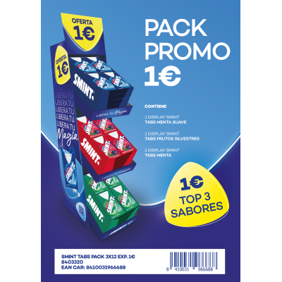 Caramelos PACK SMINT 36 uds