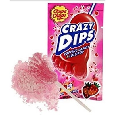 CRAZY DIPS FRESA 24 uds