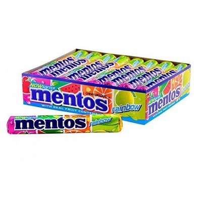 Caramelos MENTOS RAINBOW 20 uds