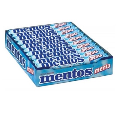 Caramelos MENTOS MENTA 20 uds