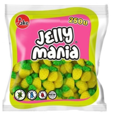 Bolsa de gominolas JELLY MANIA PIÑAS Brillo 250 uds Jake