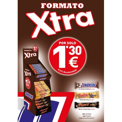 LOTE CHOCO XTRA mars 78ud.