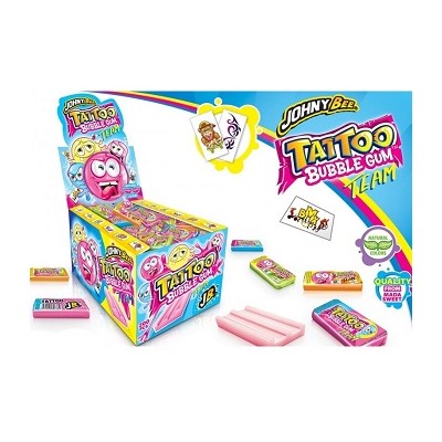 Chicles con tatuajes 200 und.