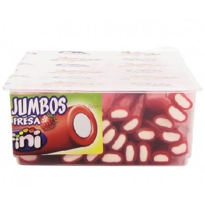 Regaliz JUMBOS FRESA BRILLO fini 30 uds