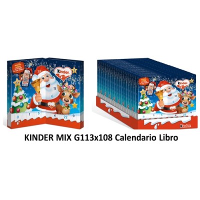 Kinder CALENDARIO ADVIENTO LIBRO 18und.x113gr.