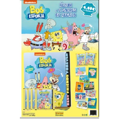 Album+ 4 Sobres BOB ESPONJA  panini