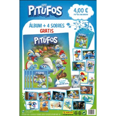 Album+4 Sobres PITUFOS panini