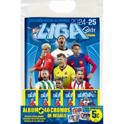 PACK ALBUM LIGA+5 SOBRES