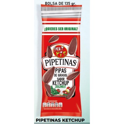 PIPETINAS KETCHUP 135gr Minimo de compra 10 uds