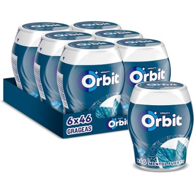 BOTE ORBIT Menta FUERTE 6 botes