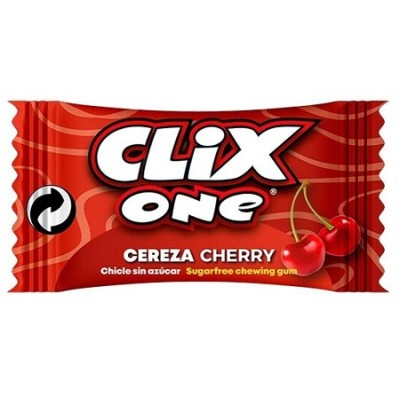 Chicles Sin Azucar CLIX CEREZA estuche 200 uds