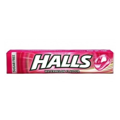 CARAMELOS HALLS S/Azucar SANDIA 20uds.