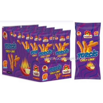 MINIS TORCIS chili Lima TOSFRIT bolsa 38 gr