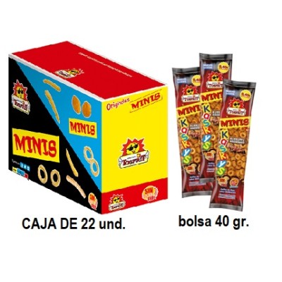 MINIS Kaskys BBQ TOSFRIT bolsa 40 grs