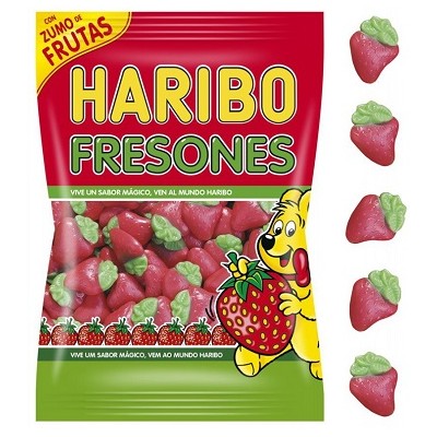 FRESONES Brillo bolsa 100 gr caja 18 und HARIBO