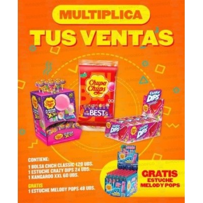 LOTE KIDS Chupa Chups + 1 Estuche melody REGALO