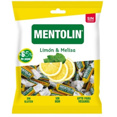 CARAMELO MENTOLIN Limon Melisa 50 gr.caja de 16 bolsas