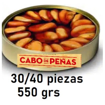 MEJILLONES EN LATA 550grs. 30/40 piezas