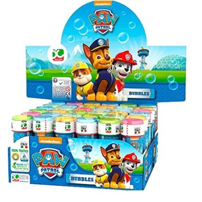 Pompas de Jabon PAW PATROL 60 ml. 36 uds