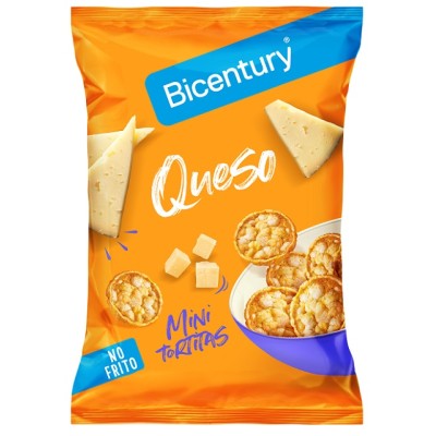 Mini Tortitas QUESO Biocentury 7 uds de 70 gr precio 1 ud