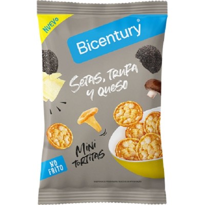 Mini Tortitas Setas,Trufa y Queso BIOCENTURY 7 uds de 70 gr