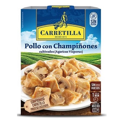 Pollo con champiñones de CARRETILLA