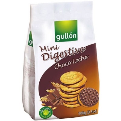 Gullon MINI DIGESTIVE choco Leche 100 gr caja 12 uds