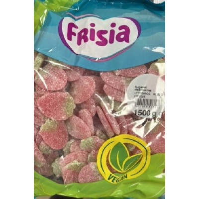 FRESAS Gominolas ACIDAS AZUCAR 1'5 kg. bolsa de 135 uds